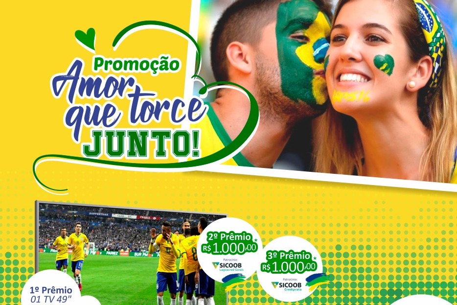  ACE/CDL de Lagoa da Prata lança promoção ‘Amor que torce junto!’ com sorteios de prêmios