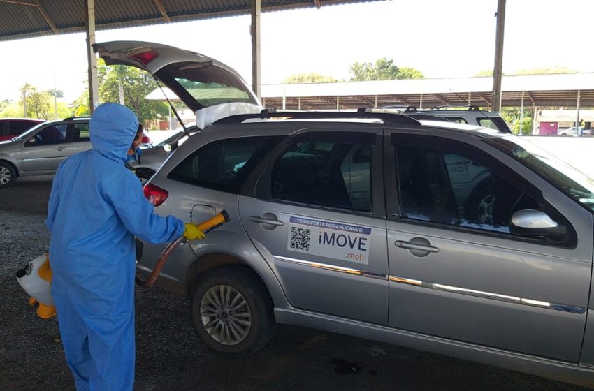  Para proteção de clientes e motoristas, iMOVE realiza campanha de sanitização de veículos