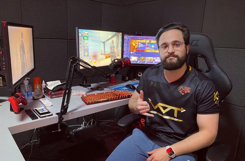  Com 85 mil seguidores na Twitch, lagopratense estourou na plataforma jogando ao vivo