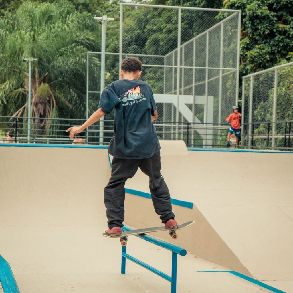 skateboarding