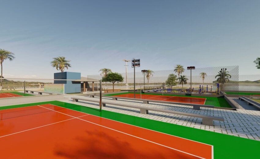  Área de esportes da Praia Municipal e Terminal Turístico ganham projeto de reforma