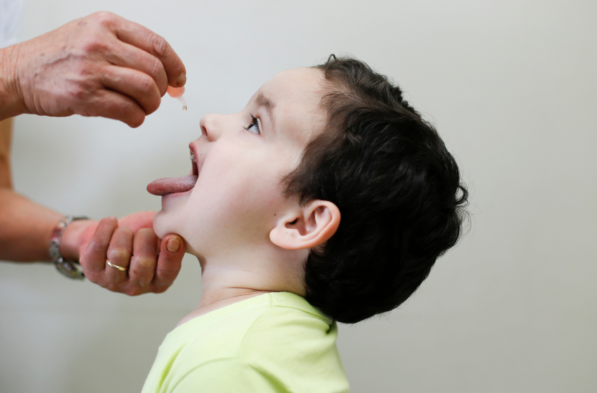  Campanha de vacinação contra poliomielite é prorrogada em Lagoa da Prata