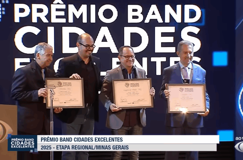 Lagoa da Prata vence prêmio estadual de Infraestrutura e Mobilidade Urbana