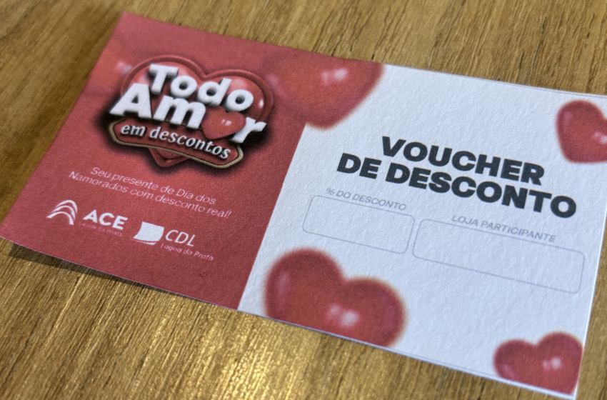  ACE/CDL lança campanha para o Dia dos Namorados com descontos de até 50%