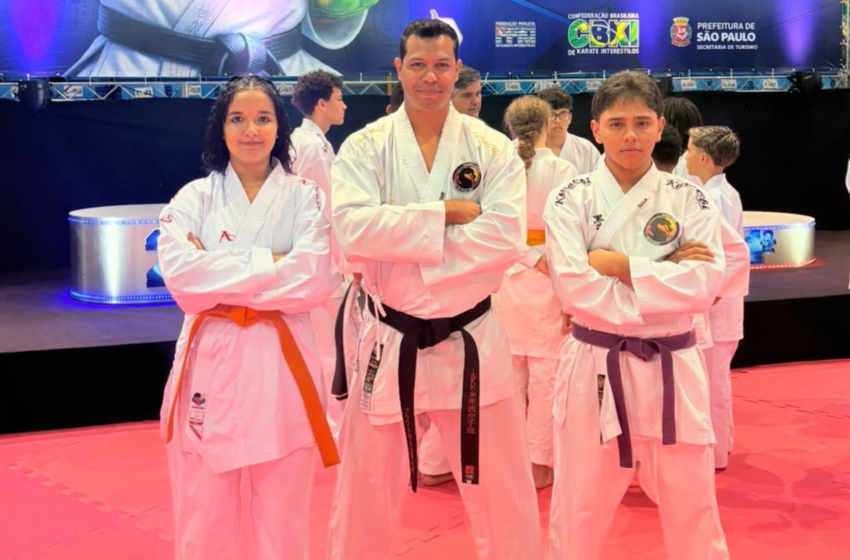  Lagoa da Prata marca presença no 33º Campeonato Brasileiro de Karatê Interestilos